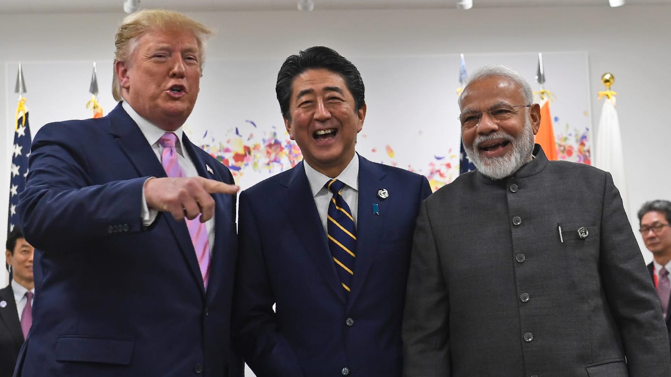 Donald Trump, Shinzo Abe, Narendra Modi: Beim G20-Gipfel in Osaka treffen politische Schwergewichte aufeinander.