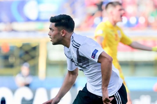 Nadiem Amiri erzielte zwei Treffer gegen Rumänien.