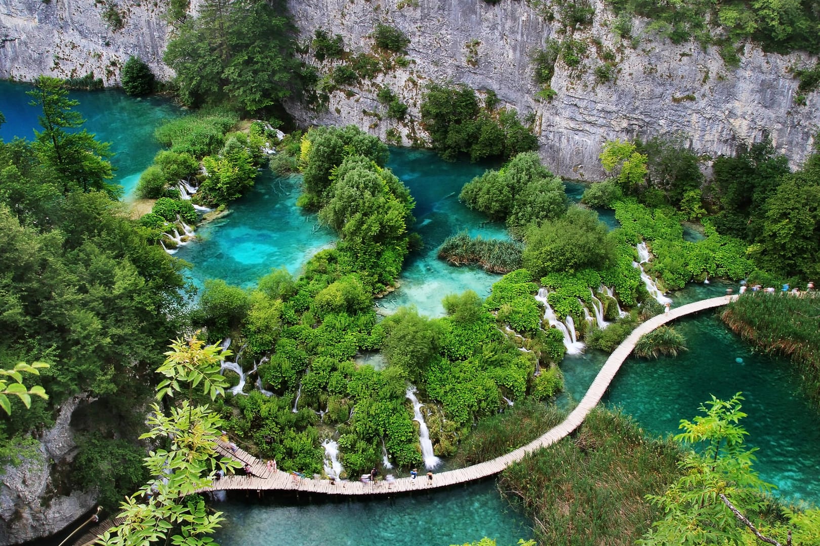 Plitvicer Seen: Baden ist im gesamten Nationalpark verboten.