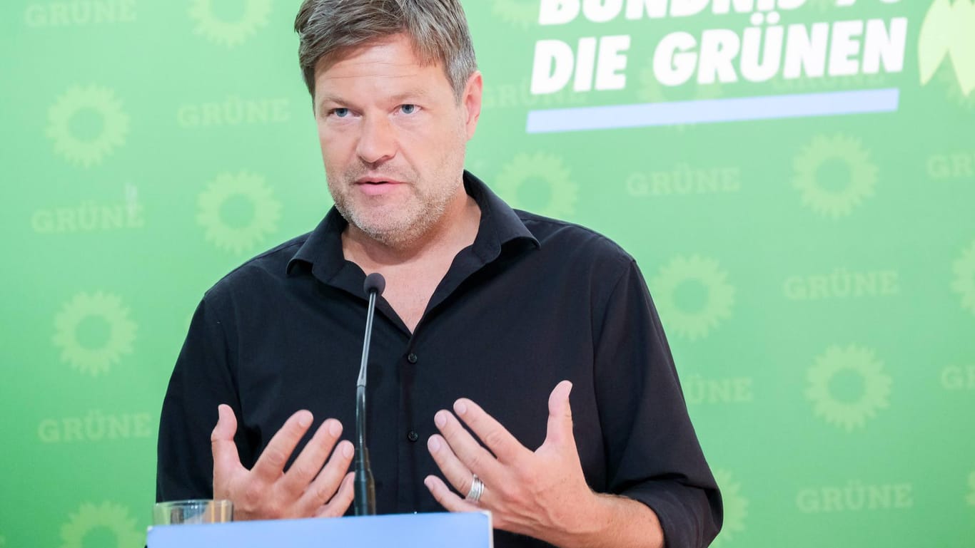 Robert Habeck: Die Grünen stehen wie kaum eine andere Partei für den Klimaschutz. In Berlin stellten sie ein umfassendes Konzept vor, das unter anderem ein "Energiegeld" von 100 Euro vorsieht.