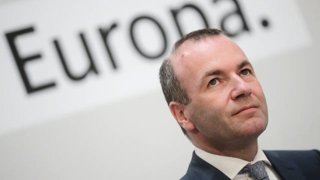 Manfred Weber Ende Mai nach Bekanntgabe der Ergebnisse der Europawahl. Manfred Weber Ende Mai nach Bekanntgabe der Ergebnisse der Europawahl.