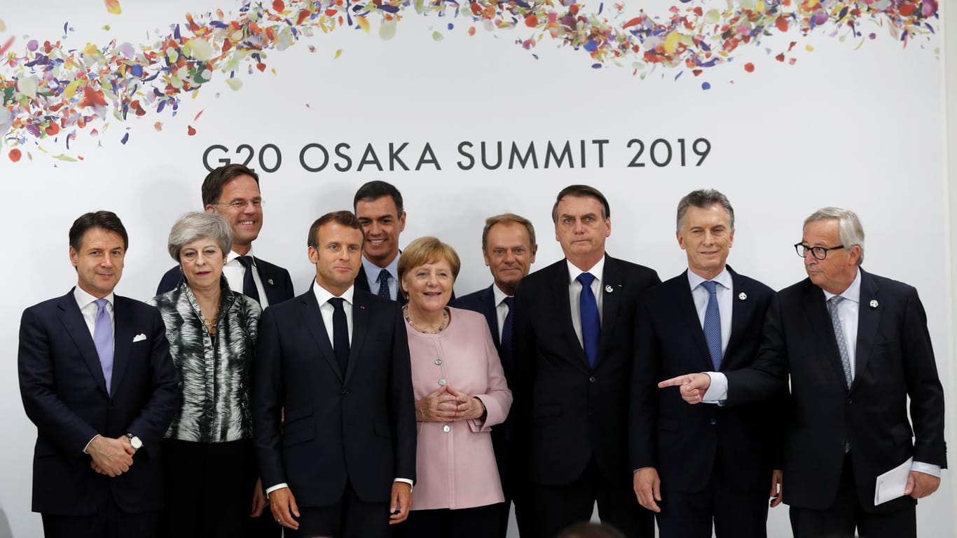 Der G20-Gipfel in Osaka: Die Staats- und Regierungschefs der führenden Industrienationen der Welt haben sich beim G20-Gipfel in Japan doch noch auf eine gemeinsame Abschlusserklärung verständigt.