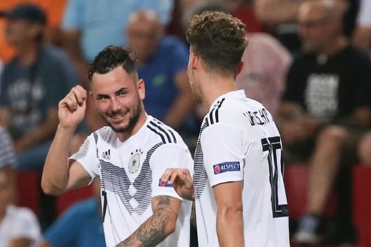 Stehen mit der U21 im EM-Finale: Luca Waldschmidt (r) und Marco Richter.