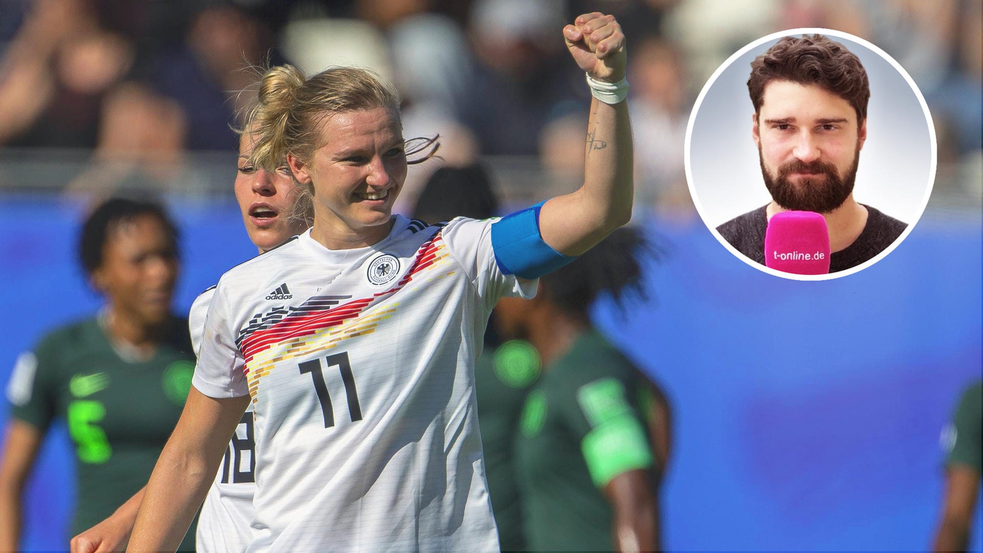 Alexandra Popp jubelt: Mit ihrer Kopfballstärke kann sie im Spiel gegen Schweden eine entscheidende Spielerin werden. Alexandra Popp jubelt: Mit ihrer Kopfballstärke kann sie im Spiel gegen Schweden eine entscheidende Spielerin werden.