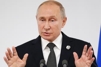 Wladimir Putin auf dem G20-Gipfel in Osaka: Der russische Präsident sieht die Klimakrise als "ernste Herausforderung für uns alle".