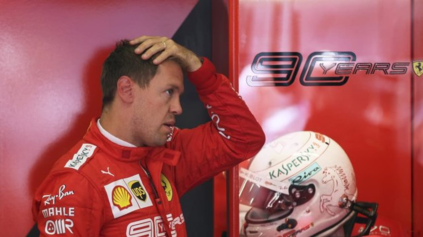 Sebastian Vettel konnte im entscheidenden Durchgang wegen eines Defekts an seinem Wagen nicht mehr fahren.