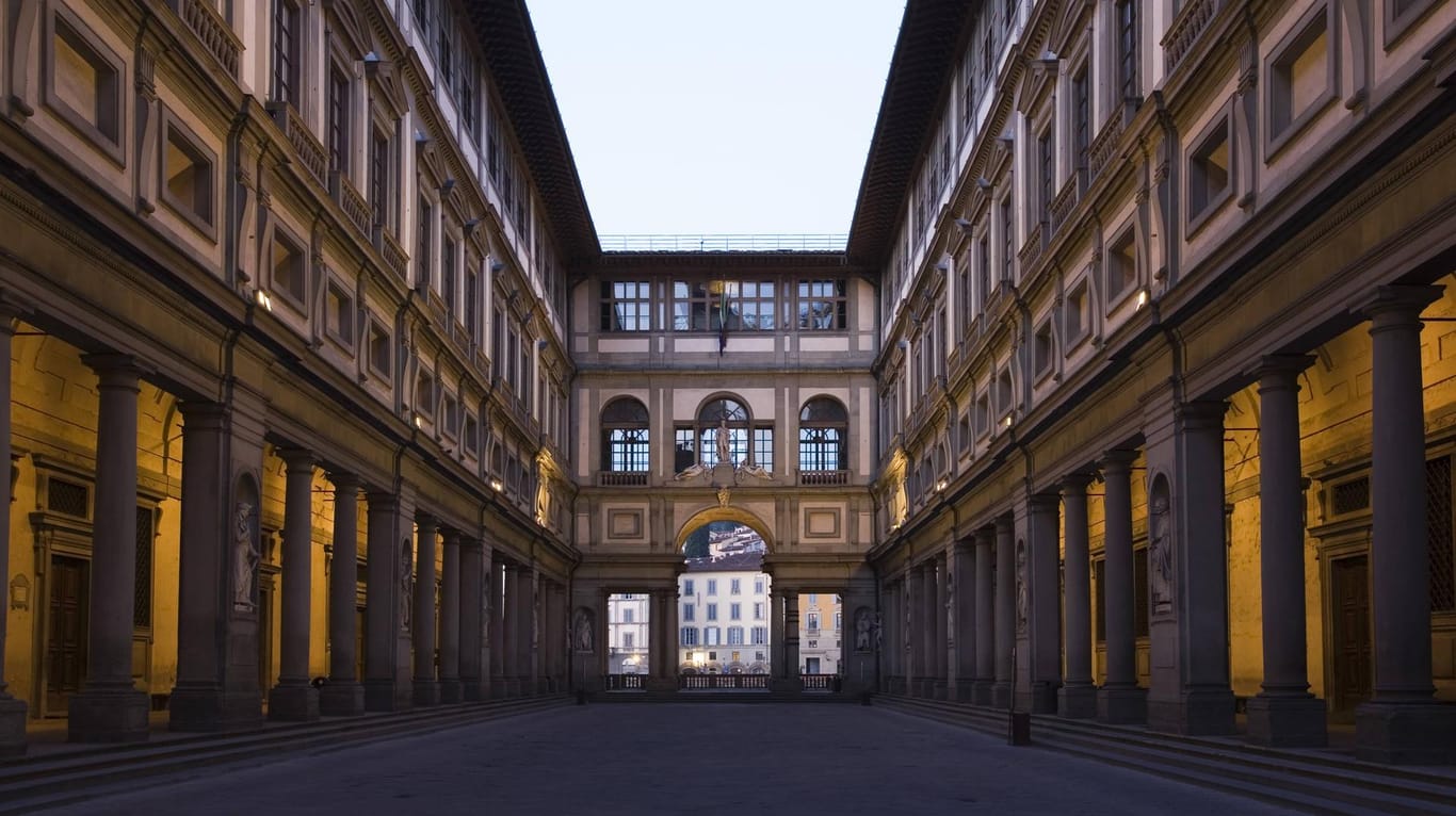 Die Uffizien in Florenz: Zu Beginn des Jahres hatte der Direktor der Kunstsammlung Deutschland erneut gebeten, sich für die Rückgabe des Bildes einzusetzen. (Archivbild)