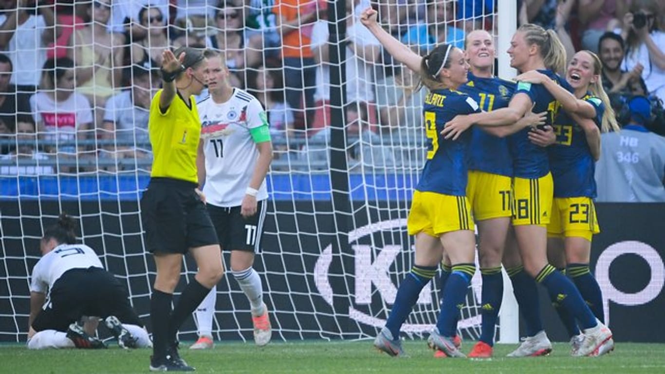 Deutschland verliert 1:2 im WM-Viertelfinale gegen Schweden.