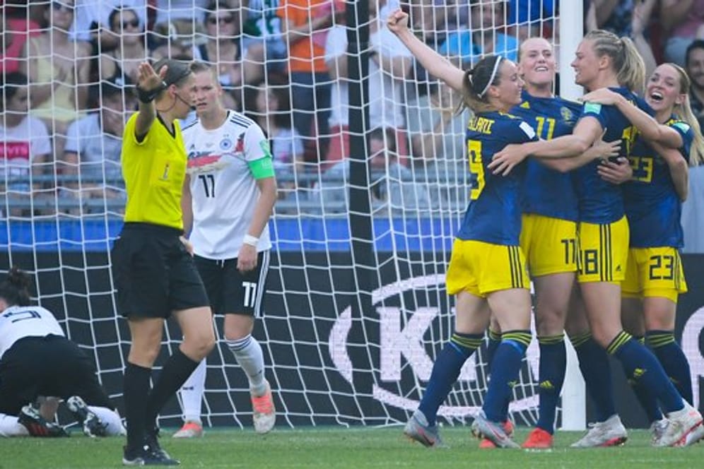 Deutschland verliert 1:2 im WM-Viertelfinale gegen Schweden.