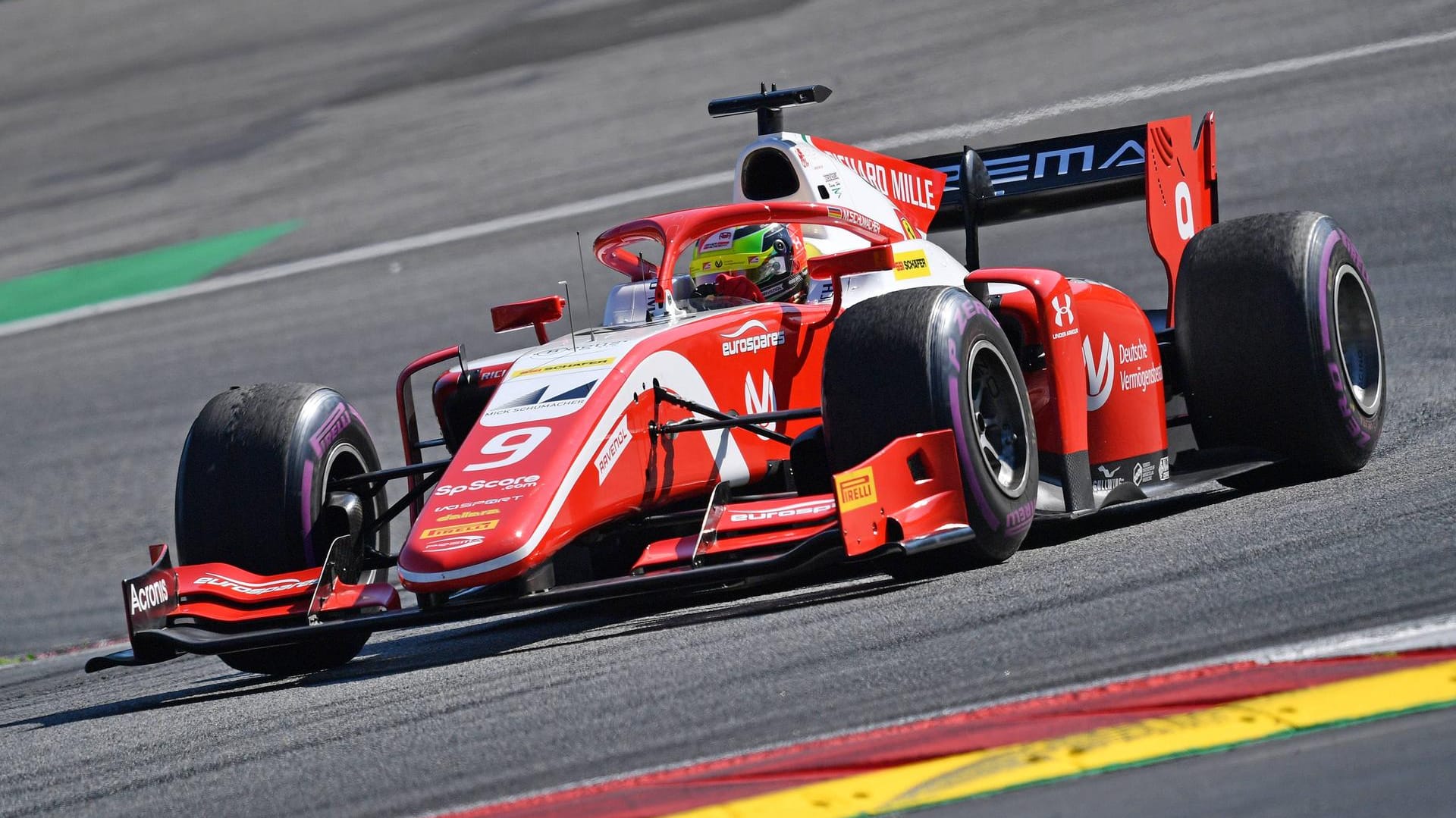 Mick Schumacher zeigte sich am Sonntag in bestechender Form.