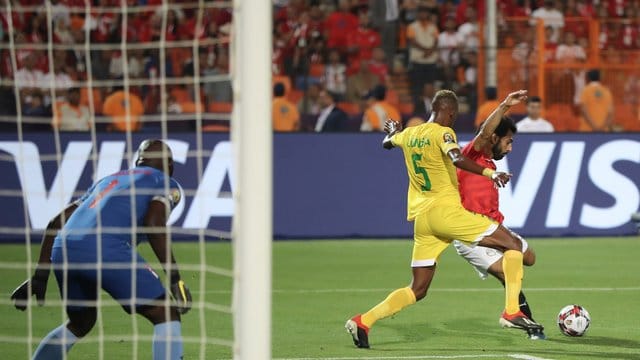 Mohamed Salah erzielte das 1:0 für Ägypten gegen Uganda.