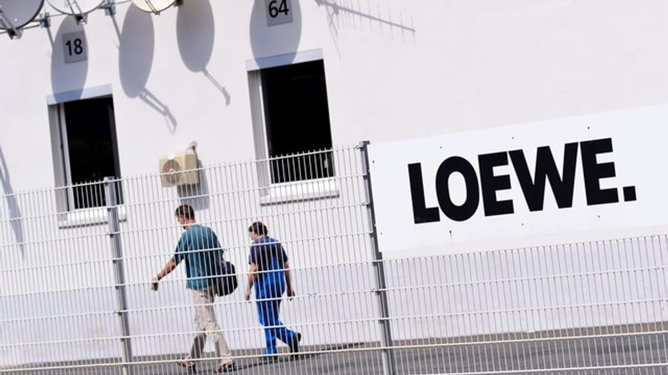 Fernsehhersteller Loewe: Der Großteil der über 400 Mitarbeiter des Unternehmens ist ab Montag freigestellt.