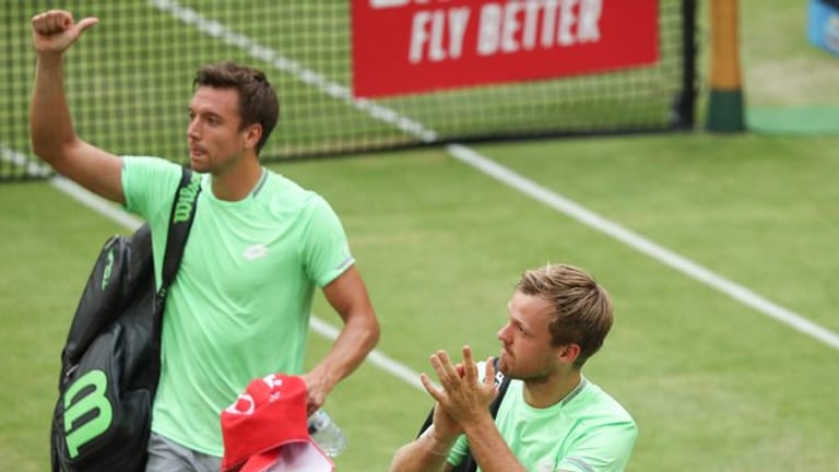 Sind in Wimbledon an Position 13 gesetzt: Kevin Krawietz und Andreas Mies.