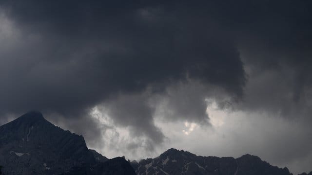 Sommergewitter in den Bergen