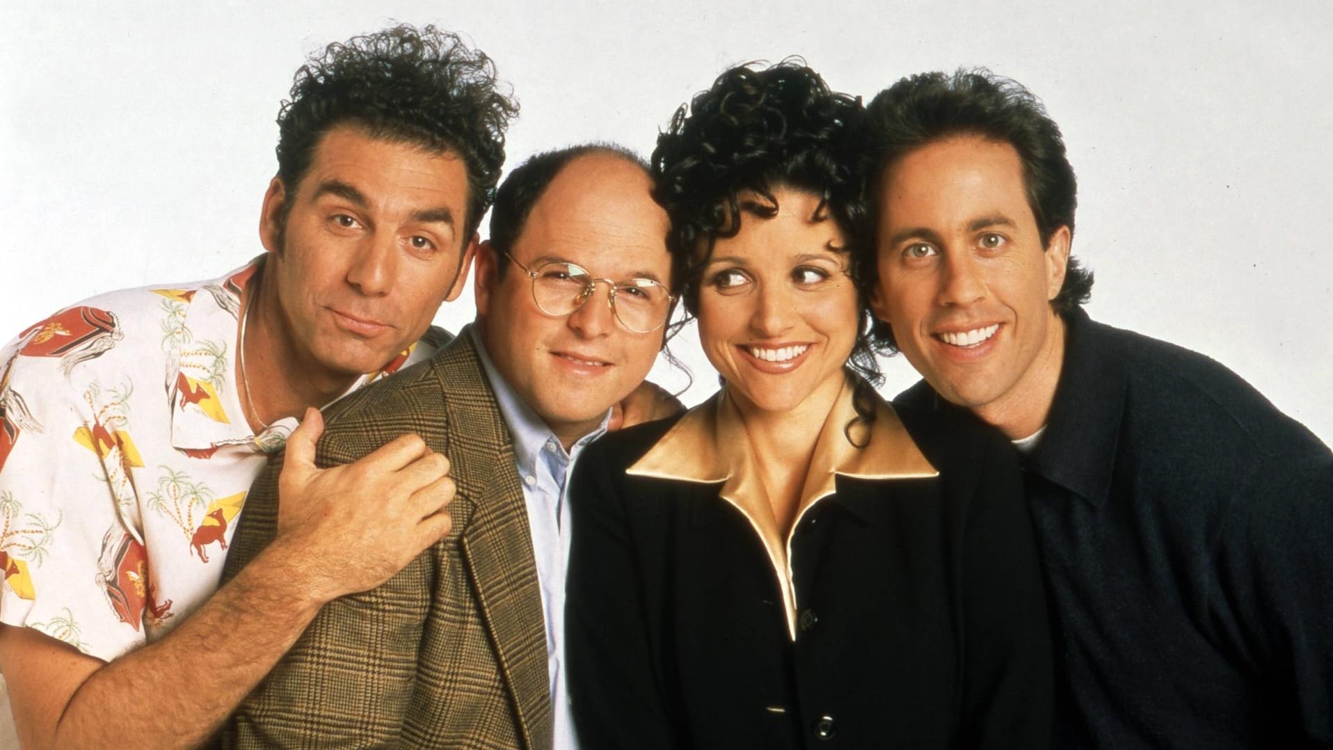 "Seinfeld": Die Serie handelt von den vier Freunden Cosmo Kramer, George Costanza, Elaine Benes und Jerry Seinfeld.