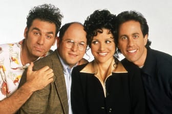 "Seinfeld": Die Serie handelt von den vier Freunden Cosmo Kramer, George Costanza, Elaine Benes und Jerry Seinfeld.