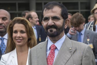 Scheich Muhammad Bin Raschid Al Maktoum und seine Frau Haya bint Al Hussein: Die Prinzessin soll laut britischen Medienberichten aus Dubai geflohen sein.