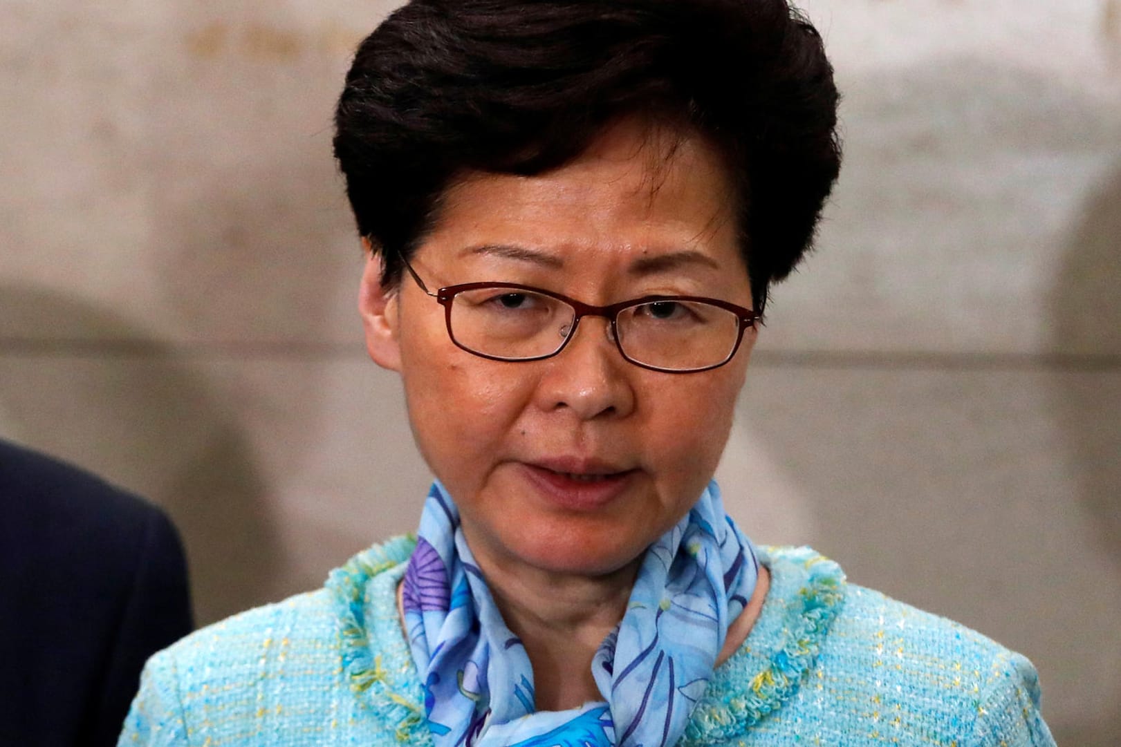 Carrie Lam: Hong Kongs Regierungschefin bezeichnete den umstrittenen Gesetzesentwurf als "tot'.