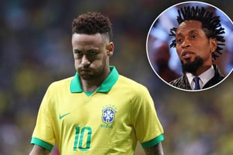 Klare Worte: Zé Roberto (r.) hat über die Karriere von Neymar gesprochen.