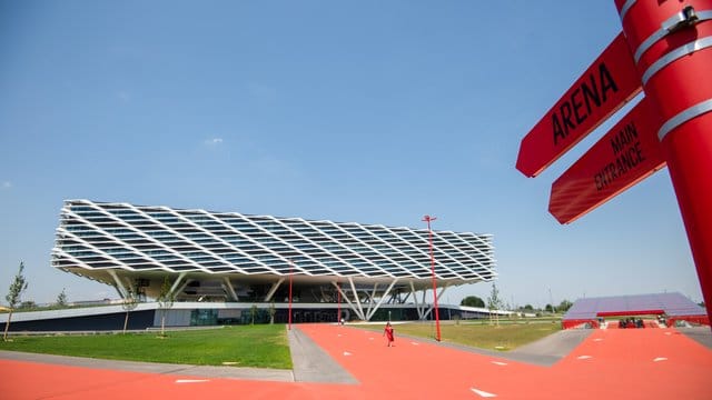 Wird Quartier des DFB-Teams bei der EM 2020: Der Adidas-Campus in Herzogenaurach. Wird Quartier des DFB-Teams bei der EM 2020: Der Adidas-Campus in Herzogenaurach.