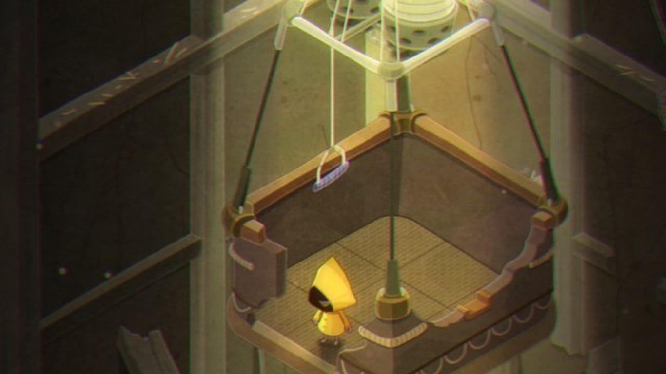 "Very Little Nightmares": In dem Spiel müssen Nutzer dem Mädchen in der gelben Regenjacke bei der Flucht aus einem gruseligen Anwesen helfen.