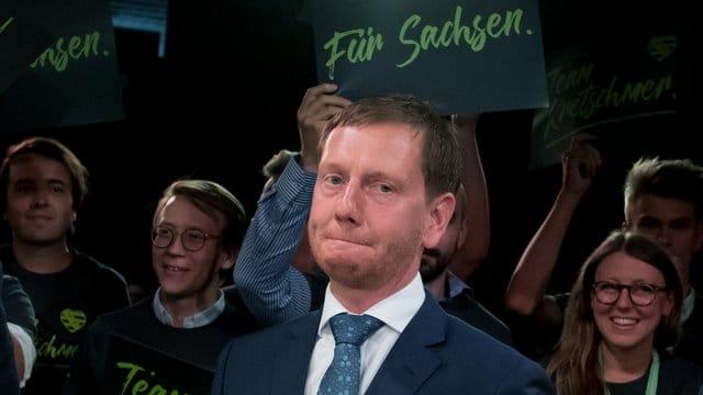 Die Umfragewerte können ihm nicht gefallen: Michael Kretschmer, Ministerpräsident von Sachsen und CDU-Landesvorsitzender.