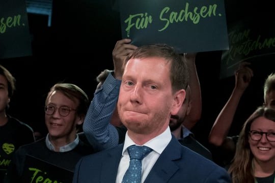 Die Umfragewerte können ihm nicht gefallen: Michael Kretschmer, Ministerpräsident von Sachsen und CDU-Landesvorsitzender.