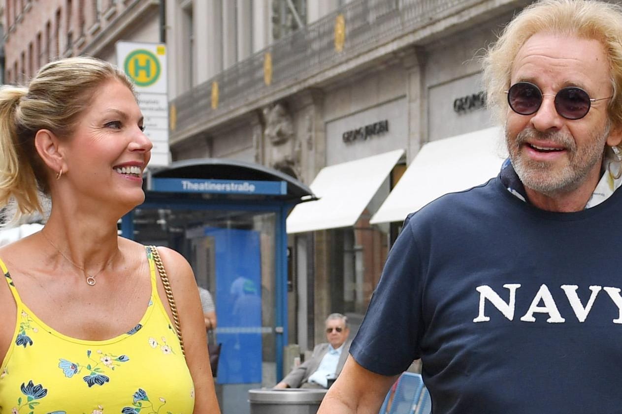 Verliebt in München: Karina Mroß und Thomas Gottschalk.