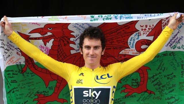 Titelverteidiger mit Formproblemen: Geraint Thomas.