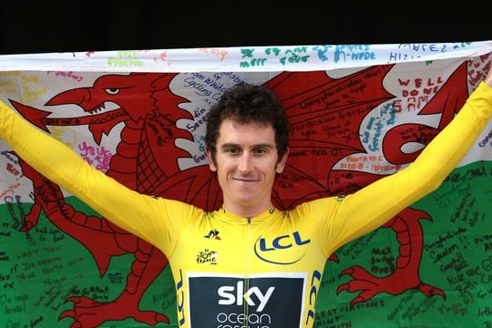 Titelverteidiger mit Formproblemen: Geraint Thomas.