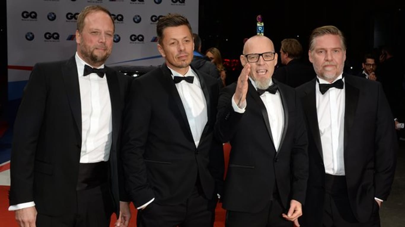 Die Fantastischen Vier bei der Preisverleihung "GQ Männer des Jahres" 2015 in Berlin.