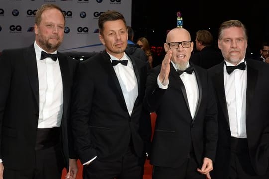 Die Fantastischen Vier bei der Preisverleihung "GQ Männer des Jahres" 2015 in Berlin.
