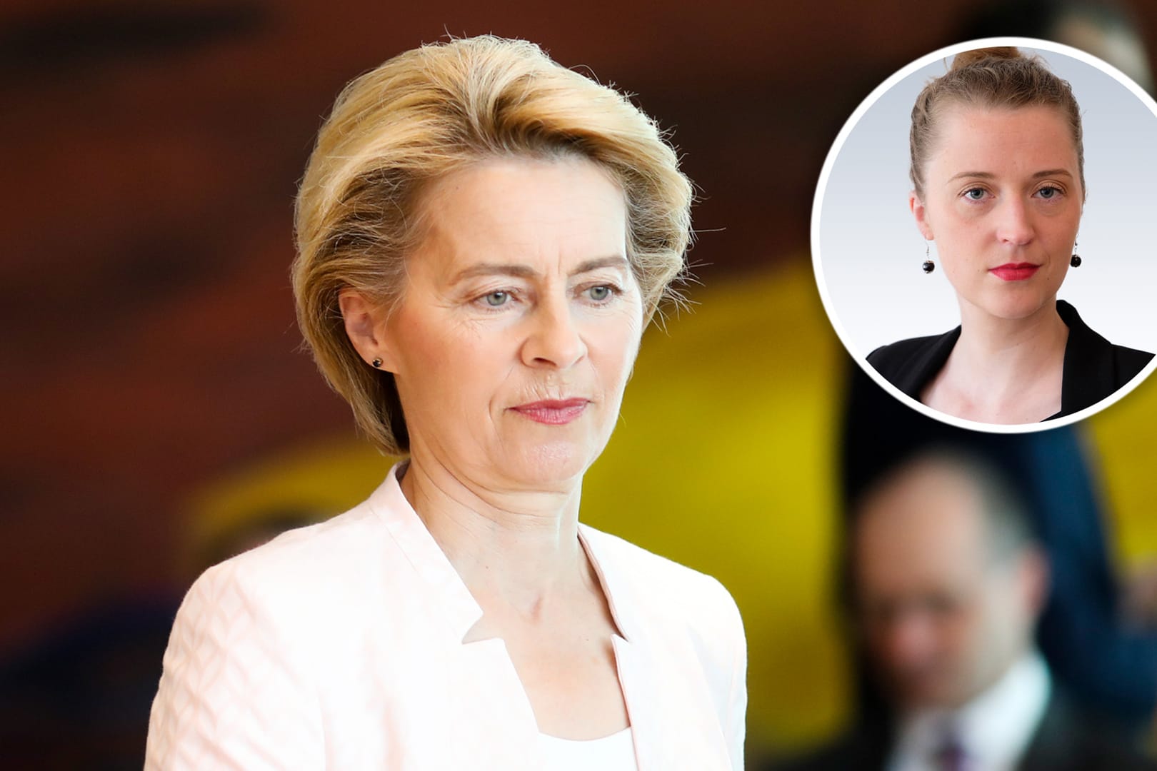 Noch-Verteidigungsministerin Ursula von der Leyen am Mittwoch in Berlin.