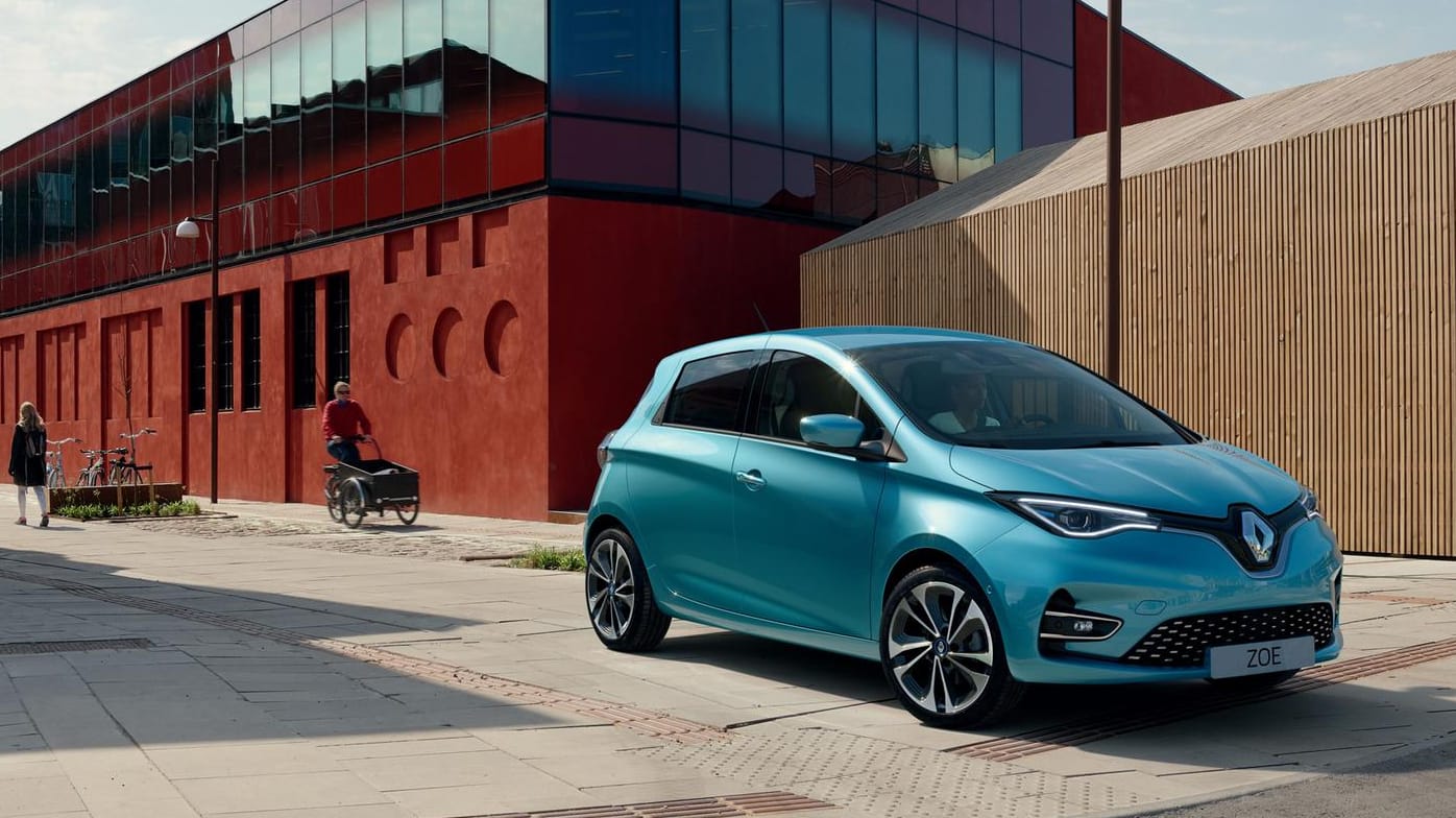 Renault Zoe: Das Elektroauto (ab 21.900 Euro plus Batteriemiete) ist bereits seit 2013 auf dem Markt und eines der beliebtesten Modelle.