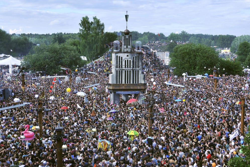 Das "Fusion"-Festival in Lärz: Rund 70.000 Besucher feierten in Lärz.