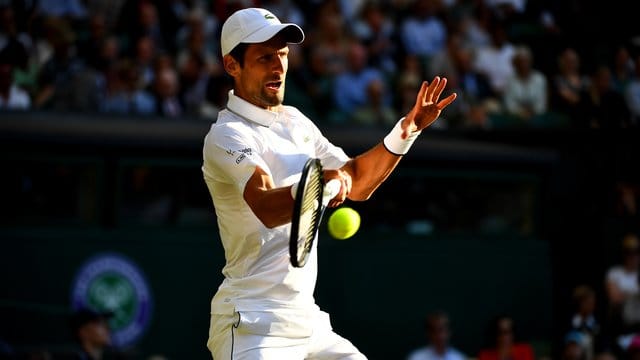 Zog problemlos in Wimbledon in die dritte Runde ein: Novak Djokovic.