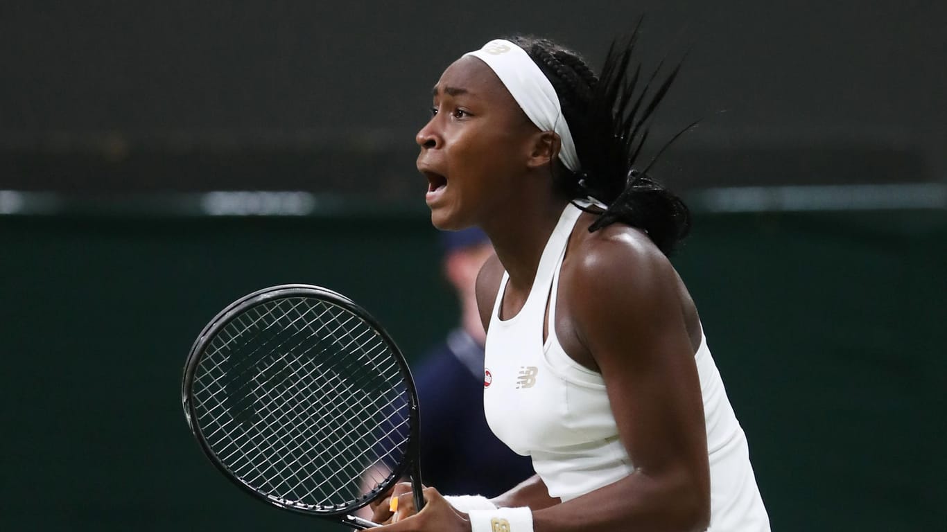 Cori Gauff: Die 15-Jährige sorgt in Wimbledon weiterhin für Aufsehen.