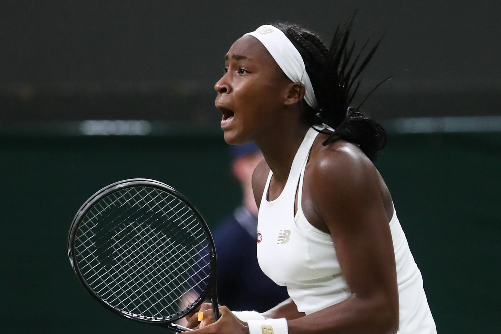 Cori Gauff: Die 15-Jährige sorgt in Wimbledon weiterhin für Aufsehen.