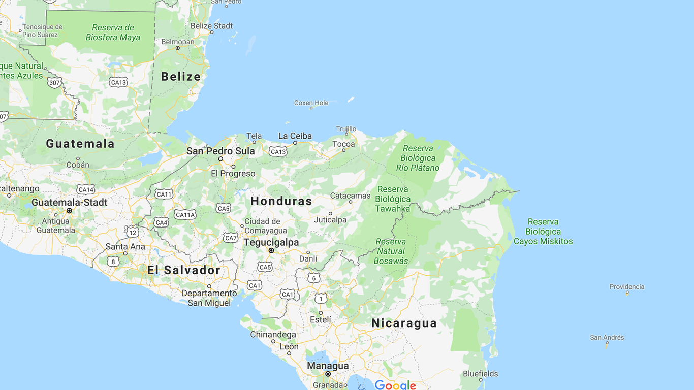 Honduras: Im Norden des zentralamerikanischen Landes liegt das Karibische Meer