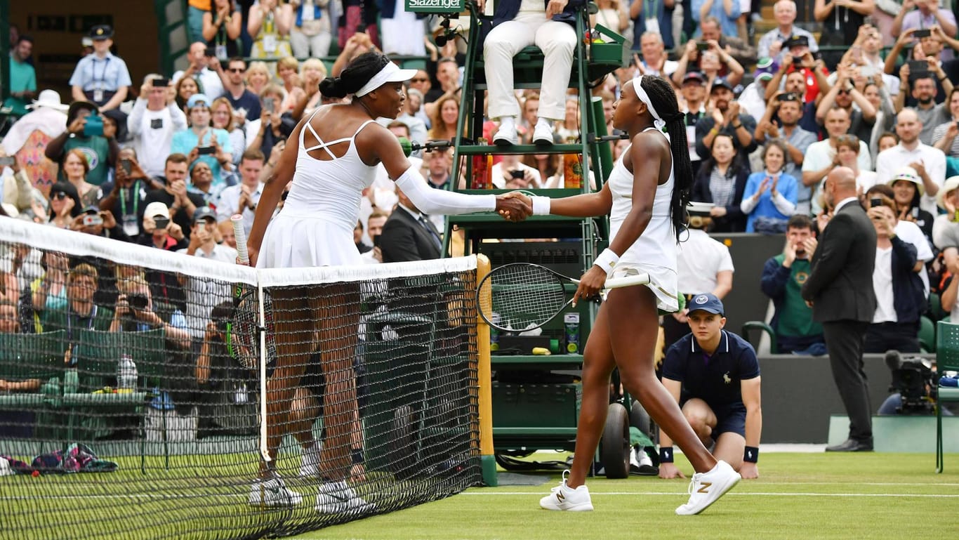 Venus Williams gratuliert Cori Gauff: Die beiden trennten in der Weltrangliste 269 Plätze.
