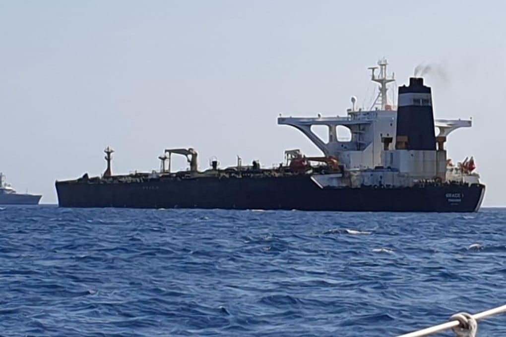 Supertanker "Grace 1": Der iranische Supertanker war vor Gibraltar wegen des Verdachts illegaler Öllieferungen für Syrien gestoppt worden