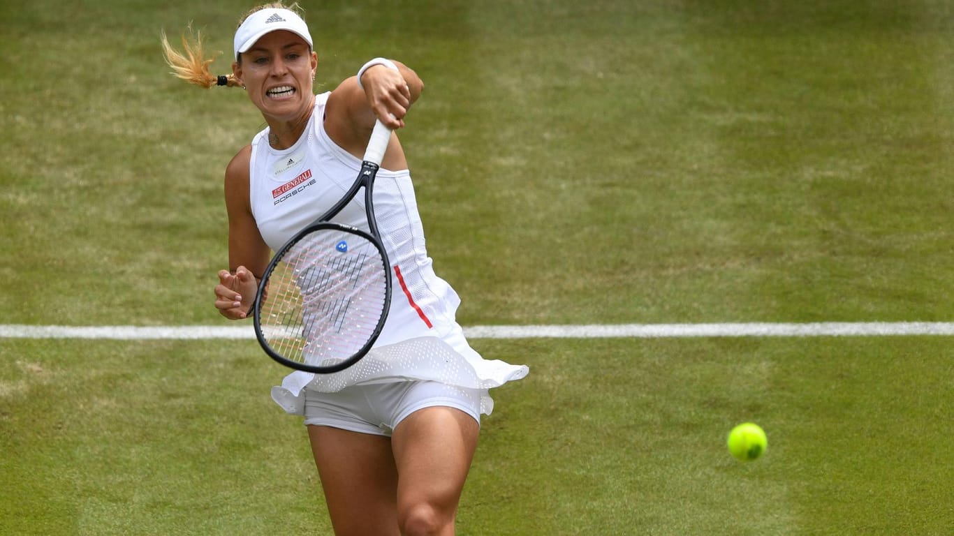 Aus in Runde zwei: Angelique Kerber scheiterte in Wimbledon an Außenseiterin Lauren Davis.