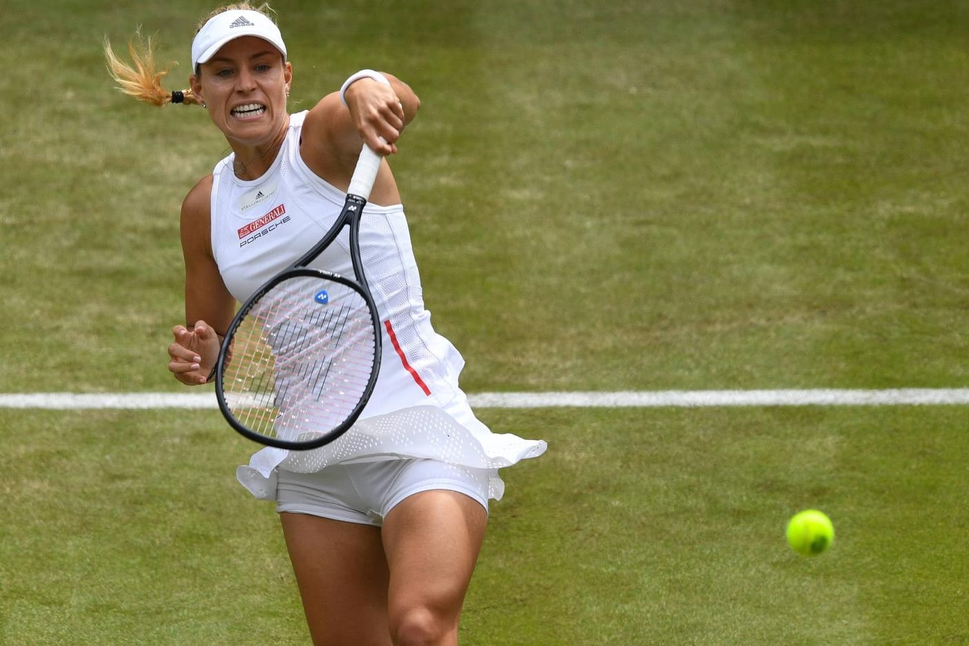 Aus in Runde zwei: Angelique Kerber scheiterte in Wimbledon an Außenseiterin Lauren Davis.