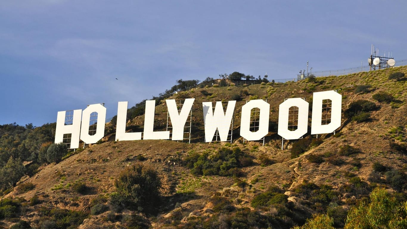 Das Hollywood-Zeichen in Los Angeles: Kalifornien ist von einem schweren Erdbeben erschüttert worden.