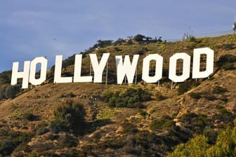 Das Hollywood-Zeichen in Los Angeles: Kalifornien ist von einem schweren Erdbeben erschüttert worden.