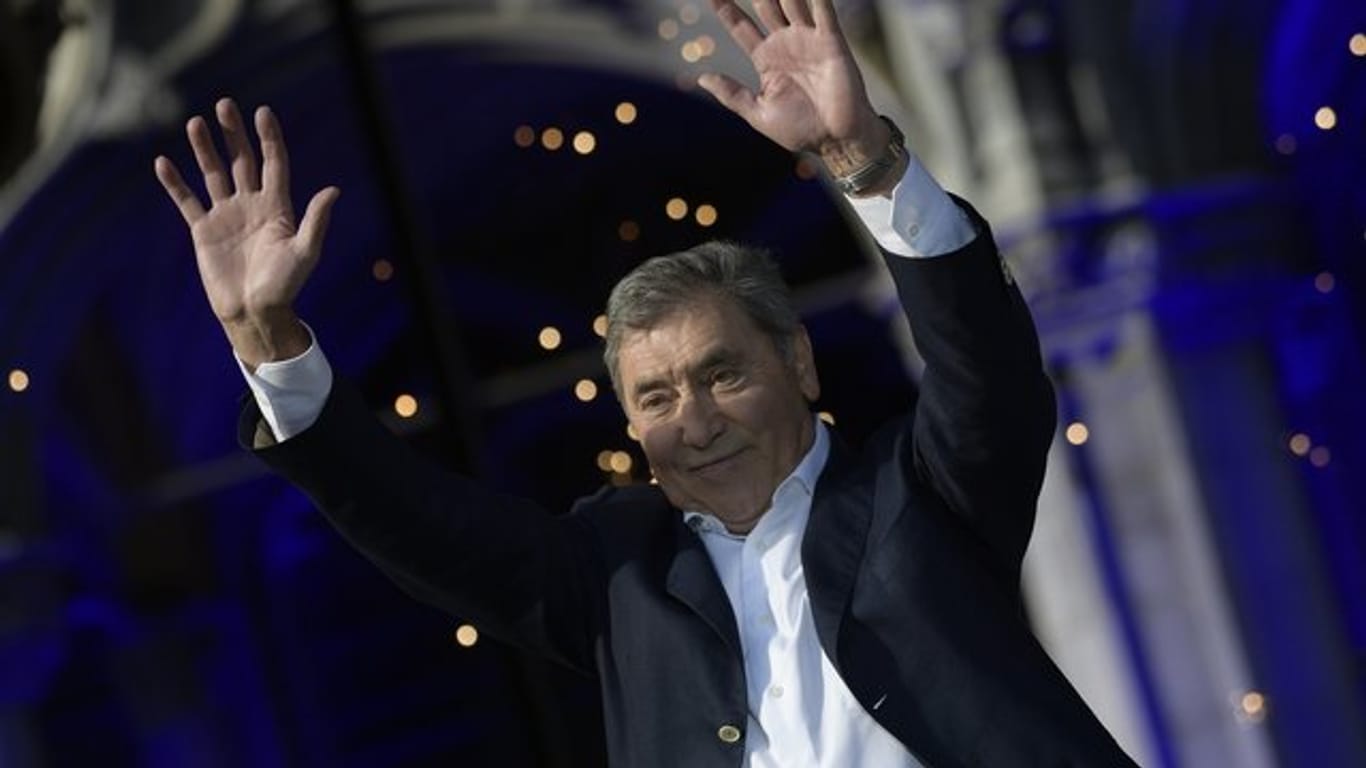 Eddy Merckx wurde in Brüssel gefeiert.