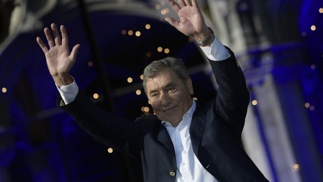 Eddy Merckx wurde in Brüssel gefeiert.