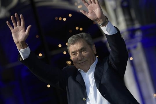 Eddy Merckx wurde in Brüssel gefeiert.