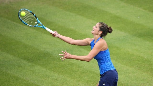 Bekommt es mit Serena Williams zu tun: Julia Görges aus Deutschland in Aktion.