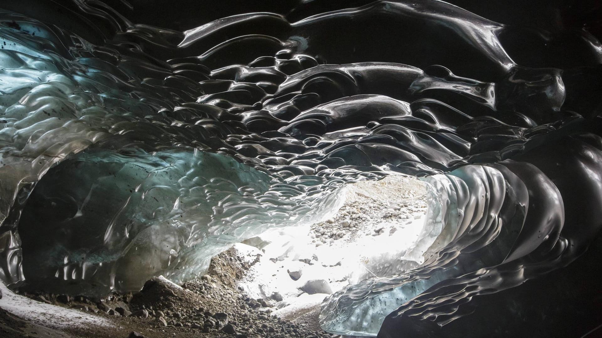 Ein Hohlraum im Vatnajökull: Der Gletscher in Island ist nun Unesco-Welterbe.